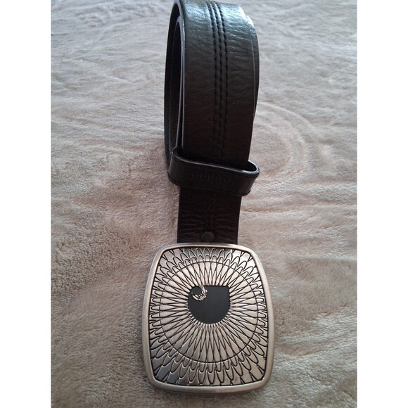 Carhartt - Women\'s Size S Small Cowhide Genuine Leather Belt Black Excellent main image 6